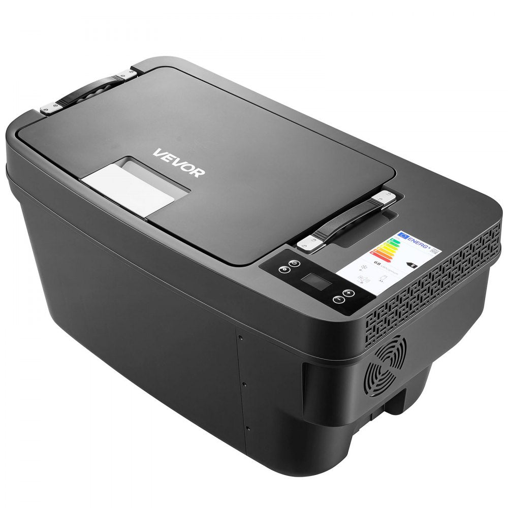 VEVOR 12 Volt Refrigerator, 37 QT/ 35L Car Fridge for Tesla Model Y, Portable Electric Freezer Compressor with APP Control, 12V/24V DC, -8℉ to 50℉