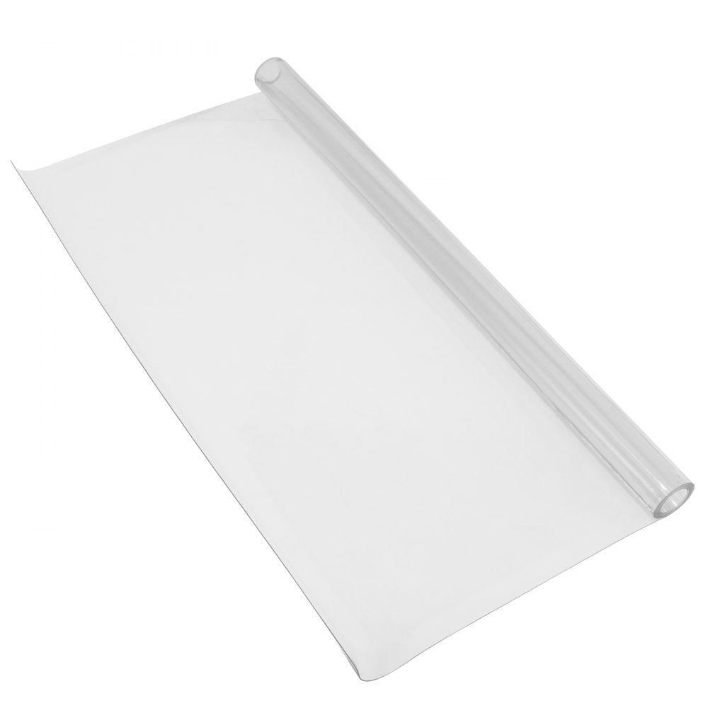 VEVOR Plastic Table Cover, 42"x96"x0.08", Transparent PVC Table Protector, Rectangle Clear Desk Mat, Water Oil Proof Table Cover for Dining Table Coffer Table Kitchen Worktable Dresser Cabinet, etc.