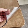 VEVOR Plastic Table Cover, 44"x90"x0.06", Transparent PVC Table Protector, Rectangle Clear Desk Mat, Water Oil Proof Table Cover for Dining Table Coffer Table Kitchen Worktable Dresser Cabinet, etc.