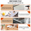 VEVOR Plastic Table Cover, 46"x96"x0.08", Transparent PVC Table Protector, Rectangle Clear Desk Mat, Water Oil Proof Table Cover for Dining Table Coffer Table Kitchen Worktable Dresser Cabinet, etc.