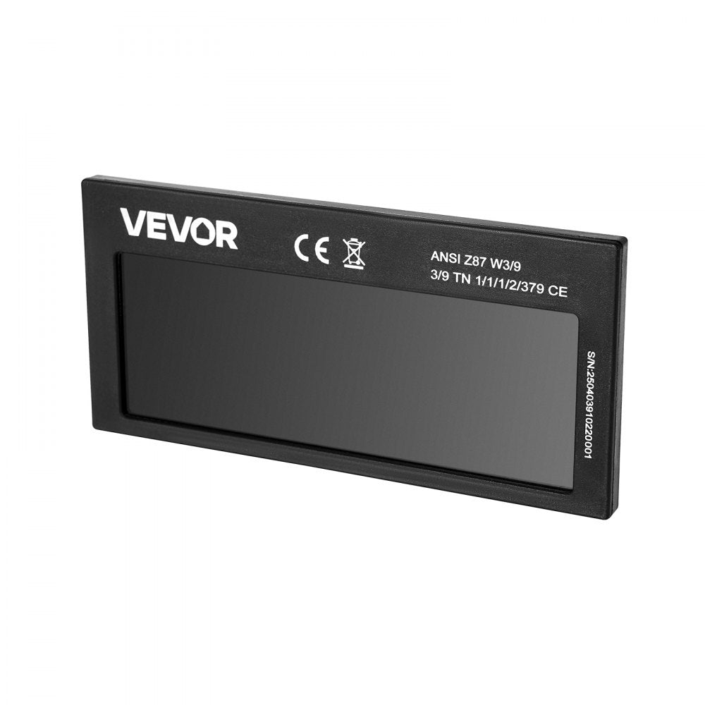VEVOR Auto Darkening Welding Lens 4.25" x 2", Shade 9 True Color Welding Lens with Dual Arc Sensors & Gold Coating, Compatible with Most Welding Helmets for TIG, MIG, MMA, ARC Applications
