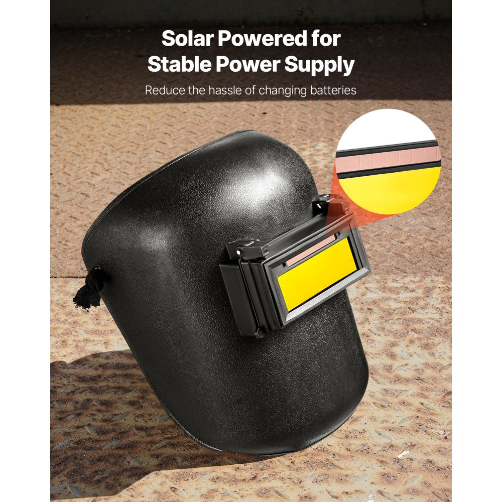 VEVOR Auto Darkening Welding Lens 4.25" x 2", Shade 10 True Color Welding Lens with Dual Arc Sensors & Gold Coating, Compatible with Most Welding Helmets for TIG, MIG, MMA, ARC Applications