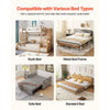 VEVOR Bunkie Board, Cal King Size 72.4 x 83.8 in, Foldable Bed Board Under Mattress with Hook-and-Loop Straps, PP Core with 600D Oxford Fabric, Anti-Sag for Metal Frames, Bunk Beds, and Sleeper Sofas