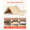 VEVOR Bunkie Board, Cal King 69.7 x 81.9 in, Foldable Bed Board Under Mattress with Nylon Webbing, Plywood, Rounded Edges, Anti-Sag Design for Metal Frames, Sleeper Sofas, Platform and Bunk Beds