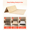 VEVOR Bunkie Board, King Size 76.8 x 70.1 in, Foldable Bed Board Under Mattress with Nylon Webbing, Plywood, Rounded Edges, Anti-Sag Design for Metal Frames, Sleeper Sofas, Platform and Bunk Beds
