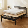 VEVOR Bunkie Board, Queen Size 76.8 x 58.3 in, Foldable Bed Board Under Mattress with Nylon Webbing, Plywood, Rounded Edges, Anti-Sag Design for Metal Frames, Sleeper Sofas, Platform and Bunk Beds