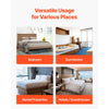 VEVOR Twin Size Bunkie Board, 0.4 in Foldable Bed Board Slats with Connection, Wooden Mattress Support for Twin Size Bed, Support under Mattress Boards, Ready to Use, 8 Piece, Burlywood