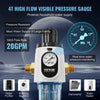 VEVOR Spin Down Filter, 40 Micron Whole House Sediment Filter for Well Water, 3/4" MNPT, 4 T/H High Flow Rate, for Whole House Water Filtration Systems, Well Water Sediment Filter