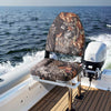 VEVOR Boat Seat, High Backrest, Folding Fishing Boat Seat with Thickened Sponge Cushion & PU Polyester Fabric, Aluminum Alloy Hinges, Flip Up Boat Seat for Boats, Yachts, Ships, Camouflage (2 Seats)