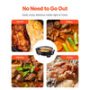 VEVOR Electric Hot Pot, 1360W 5 L Double-flavor Shabu Shabu Pot, Non-Stick Electric Cooker with Divider, Clear Glass Lid, Temperature control, Chinese Hotpot for 6-10 People Family Dinning & Party