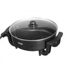 VEVOR Electric Hot Pot, 1360W 5 L Double-flavor Shabu Shabu Pot, Non-Stick Electric Cooker with Divider, Clear Glass Lid, Temperature control, Chinese Hotpot for 6-10 People Family Dinning & Party