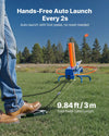 VEVOR Clay Target Thrower hands-free auto launch with foot pedal (9.84 ft / 3 m cable)