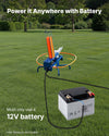 VEVOR Clay Target Thrower powered by 12V battery (battery not included)