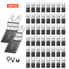VEVOR 50PCS Bi-Metal Oscillating Saw Blades, Universal Quick Release Oscillating Multi Tool Blades, Multitool Tool Blades for Nails, Soft Metal, Wood, Compatible with Dewalt Milwaukee Bosch Ryobi