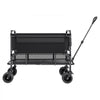 VEVOR Double Decker Wagon Collapsible, 400L Heavy Duty Folding Wagon Cart, Extended Long Garden Cart with All-Terrain Wheels, Support Up to 450lbs, Outdoor Utility Wagon for Camping, Sports, Shopping