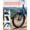 VEVOR Folding Adult Tricycle 24 inch 3 Wheel Foldable Trikes for Adult, Cruiser Bike with Cargo Basket, Adjustable Seat, and Double-Wall Wheel Rims, Shopping Picnic Tricycles for Women, Men, Seniors