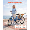 VEVOR Folding Adult Tricycle 24 inch 7 Speed Foldable Trikes for Adult, 3 Wheel Cruiser Bike w/ Cargo Basket, Adjustable Seat, Double-Wall Wheel Rims, Shopping Picnic Tricycles for Women, Men, Senior