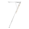 VEVOR Aluminum Attic Ladder, Fits 9.8'-10.3'/7.66'-9.8' Ceiling Height, 54" x 22.5" Opening, 375 lbs Load Capacity, Multi-Purpose Foldable Lightweight and Portable Attic Stairs for Convenient Access