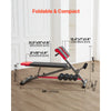 VEVOR Multi-Functional Weight Bench for Full Body Workout, Roman Chair Hyperextension Bench, 660 lbs Adjustable Extension Equipment for Back Arm Core Ab Workout, Sit Up Exercise Machine for Home Gym