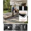 VEVOR Portable Wheelchair Ramp, 10FT, Non-Slip Aluminum Folding Handicap Ramp for Wheelchair, 800 lbs Capacity, Door Threshold Ramps for Home Steps, Stairs, Entry, Threshold, Doorways, Scooter, Curbs