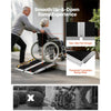 VEVOR Portable Wheelchair Ramp, 2FT, Non-Slip Aluminum Folding Handicap Ramp for Wheelchair, 800 lbs Capacity, Door Threshold Ramps for Home Steps, Stairs, Entry, Threshold, Doorways, Scooter, Curbs