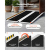 VEVOR Portable Wheelchair Ramp, 5FT, Non-Slip Aluminum Folding Handicap Ramp for Wheelchair, 800 lbs Capacity, Door Threshold Ramps for Home Steps, Stairs, Entry, Threshold, Doorways, Scooter, Curbs