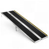 VEVOR Portable Wheelchair Ramp, 8FT, Non-Slip Aluminum Folding Handicap Ramp for Wheelchair, 800 lbs Capacity, Door Threshold Ramps for Home Steps, Stairs, Entry, Threshold, Doorways, Scooter, Curbs