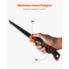 VEVOR Folding Jab Saw, 5 in Foldable Jab Saw with Soft Grip Handle, Folding Drywall Saw with Triple Ground Teeth and Sharp Tip, for Drywall, Wood, PVC Pipes, Cement Board, Thin Sheets, Wall Panels
