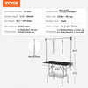 VEVOR Pet Grooming Table Two Arms with Clamp, 46'' Dog Grooming Station, Foldable Pets Grooming Stand for Medium and Small Dogs, Free No Sit Haunch Holder with Grooming Loop, Bearing 330lbs