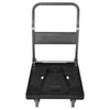 VEVOR Foldable Push Cart Dolly, 1000 lbs Capacity, Folding Platform Truck with Swivel Wheels, Moving Platform Hand Truck Flatbed Cart, Space Saving Push Handle, for Easy Storage, 35.2 x 23.4 x 33.5 in
