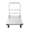 VEVOR Platform Truck, 2000 lbs Capacity, Heavy Duty Steel Flatbed Cart with Swivel Wheels and Handle, Foldable Platform Hand Push Truck Dolly, for Groceries, Garage, Warehouse, 35.4 x 23.6 x 35.4 in