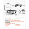 VEVOR Foldable Push Cart Dolly, 660 lbs Load Capacity, Folding Platform Truck with Swivel Wheels, Moving Platform Hand Truck Flatbed Cart, Space Saving Push Handle, for Easy Storage, 35.4 x 34.3 x 24 in