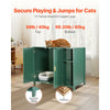 VEVOR Cat Enclosure, 41.3 in Self Cleaning Litter Box Cabinet, with Drawer & Detachable Divider, Automatic Litterbox Enclosure with Built-in Power Outlet, Fits Most Smart Litterboxes