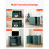 VEVOR Cat Enclosure, 41.3 in Self Cleaning Litter Box Cabinet, with Drawer & Detachable Divider, Automatic Litterbox Enclosure with Built-in Power Outlet, Fits Most Smart Litterboxes