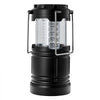 VEVOR LED Camping Lanterns, 4 Pack, Magnetic Base, Battery Powered Lights, Lightweight Hanging Collapsible Lights, Ideal for Outdoor Camping Hiking, Emergency Survival Lights for Hurricane, Black