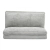 VEVOR Folding Sofa Bed, 3-in-1 Foldable Couch Bed with Washable Cover, 25D High Density Memory Foam Convertible Sleeper Chair Bed, Futon Couch for Living Room, Bedroom, Guest, Light Grey(Full)