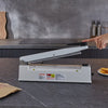 VEVOR Impulse Sealer 12 inch, Manual Heat Sealing Machine with Adjustable Heating Mode, Aluminum Shrink Wrap Bag Sealers for Plastic Mylar PE PP Bags, Portable Poly Bag Sealer with Extra Replace Kit
