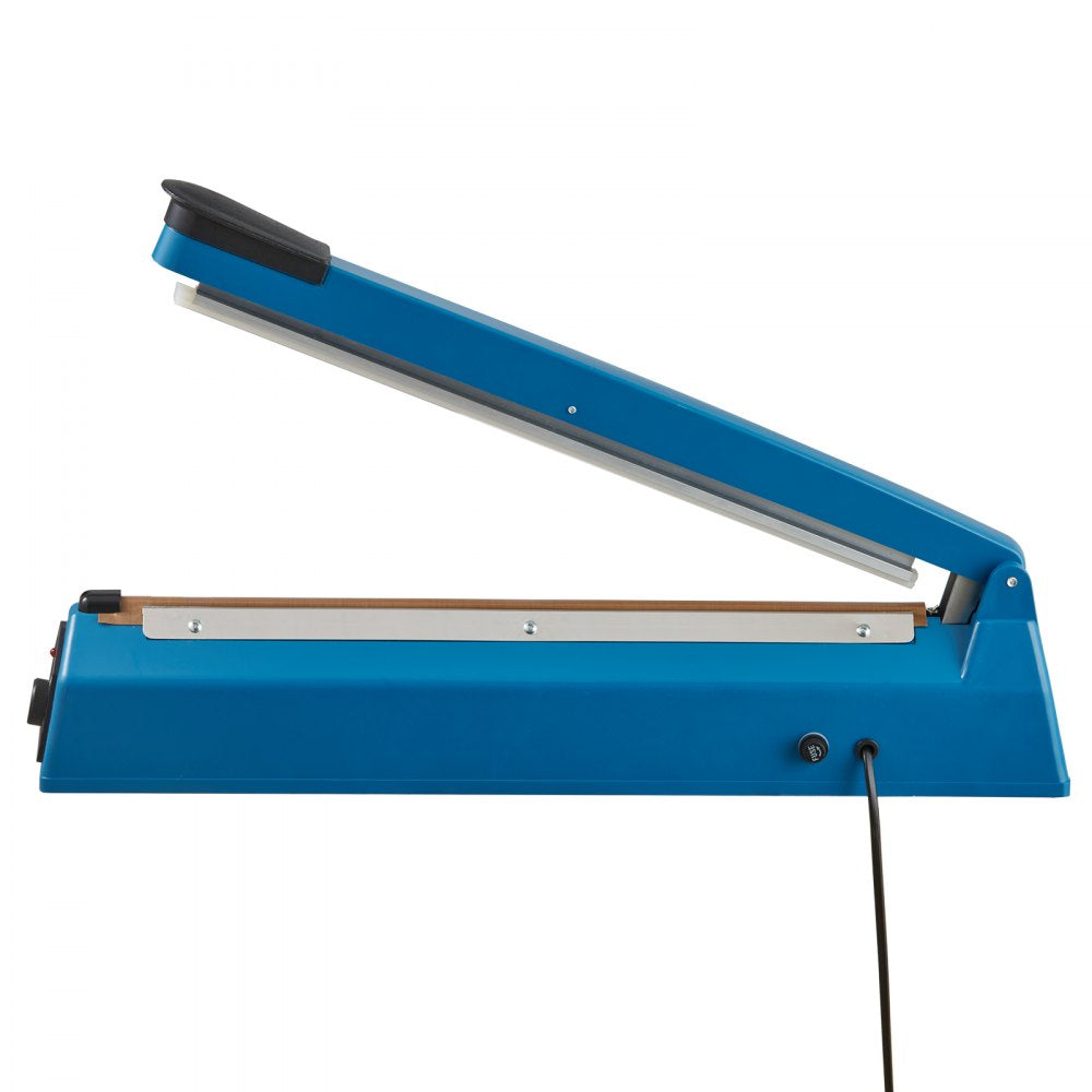 VEVOR Impulse Sealer 16 inch, Manual Heat Seal Machine with Adjustable Heating Mode, ABS Shrink Wrap Bag Sealers for Plastic Mylar PE PP Bags, Portable Poly Bag Sealing Machine with Extra Replace Kit