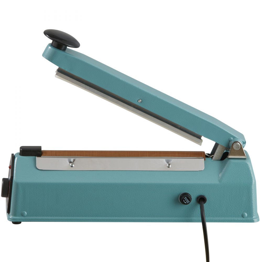 VEVOR Impulse Sealer 8 inch, Manual Heat Seal Machine with Adjustable Heating Mode, Iron Shrink Wrap Bag Sealers for Plastic Mylar PE PP Bags, Portable Poly Bag Sealing Machine with Extra Replace Kit