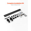 VEVOR Bi-Folding Sliding Barn Door Hardware Track Kit, 52" Top Mount Track Kit, Slide Smoothly & Quietly, Heavy Duty, Easy to Install, Suitable for Two 24" Closet Pantry Laundry Doors (Not Included)