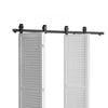 VEVOR Bi-Folding Sliding Barn Door Hardware Track Kit, 76" Top Mount Track Kit, Slide Smoothly & Quietly, Heavy Duty, Easy to Install, Suitable for Four 18" Closet Pantry Laundry Doors (Not Included)
