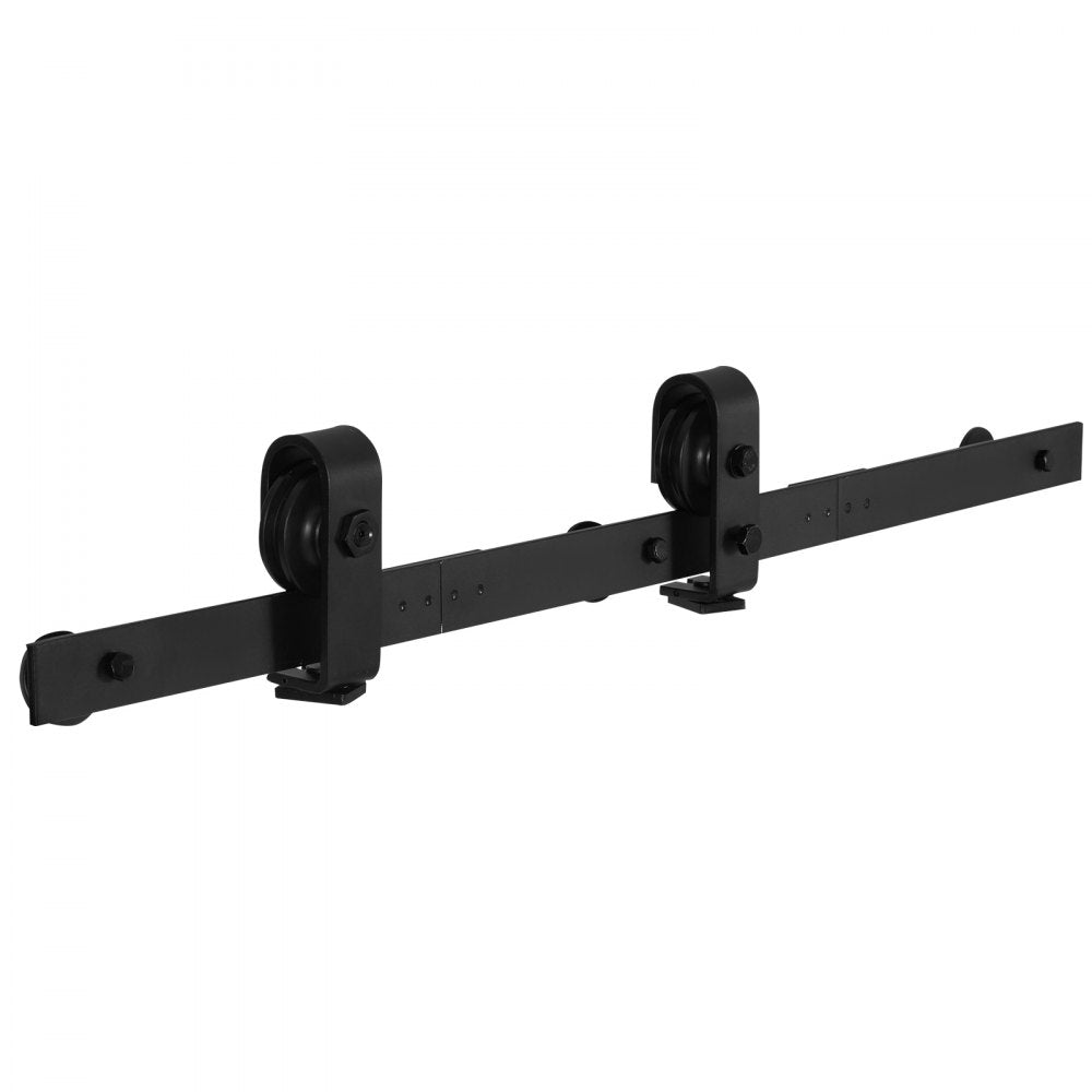 VEVOR Bi-Folding Sliding Barn Door Hardware Track Kit, 36" Top Mount Track Kit, Slide Smoothly & Quietly, Heavy Duty, Easy to Install, Suitable for Two 16" Closet Pantry Laundry Doors (Not Included)