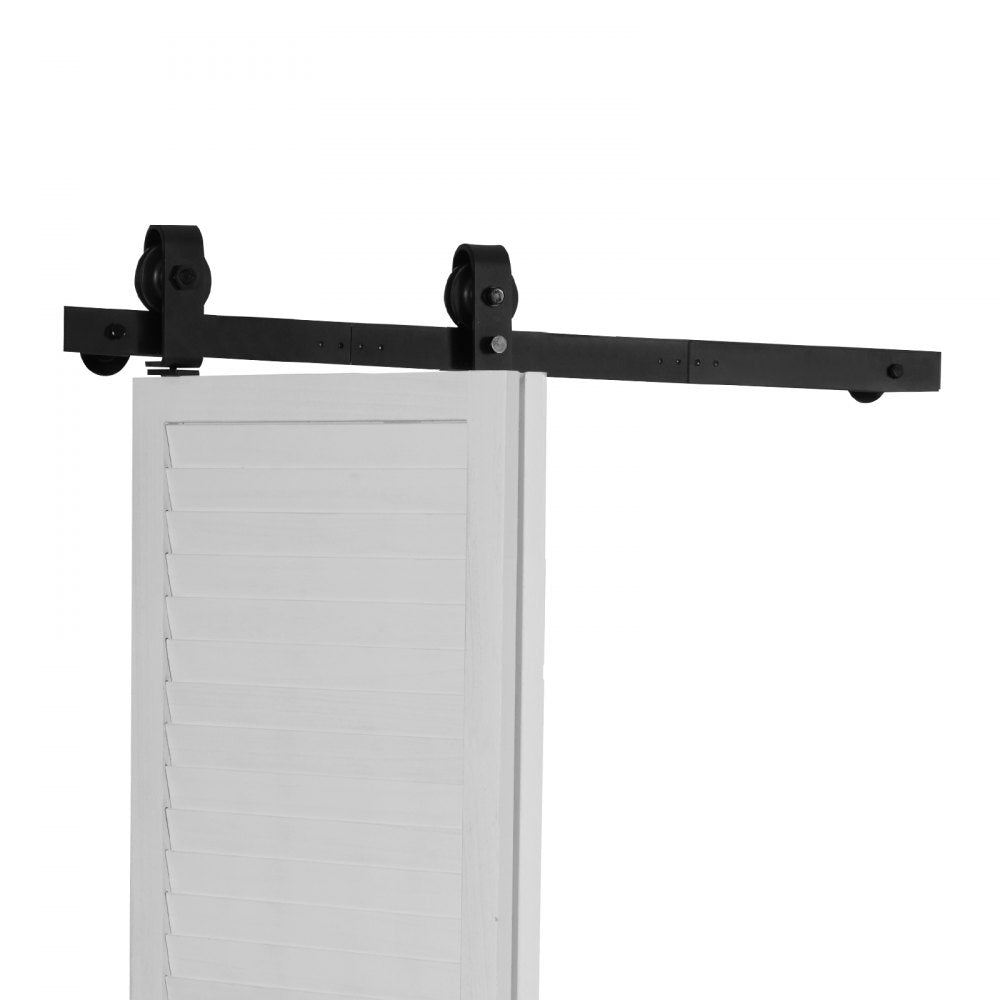 VEVOR Bi-Folding Sliding Barn Door Hardware Track Kit, 36" Top Mount Track Kit, Slide Smoothly & Quietly, Heavy Duty, Easy to Install, Suitable for Two 16" Closet Pantry Laundry Doors (Not Included)
