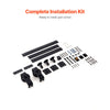 VEVOR Bi-Folding Sliding Barn Door Hardware Track Kit, 40" Top Mount Track Kit, Slide Smoothly & Quietly, Heavy Duty, Easy to Install, Suitable for Two 18" Closet Pantry Laundry Doors (Not Included)