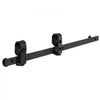 VEVOR Bi-Folding Sliding Barn Door Hardware Track Kit, 40" Top Mount Track Kit, Slide Smoothly & Quietly, Heavy Duty, Easy to Install, Suitable for Two 18" Closet Pantry Laundry Doors (Not Included)