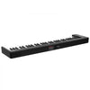 VEVOR 61 Key Folding Keyboard Piano, Bluetooth & MIDI, Portable Electronic Digital Foldable Piano with Sustain Pedal Touch Sensitive Lighted Keys Bag, Rechargeable for Beginners Teens Adults, Black