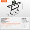 VEVOR 88 Key Folding Keyboard Piano, Bluetooth & MIDI, Portable Electronic Digital Foldable Piano with Stand Sustain Pedal Bag Touch Sensitive Keys, Rechargeable for Beginners Teens Adults, Black