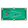 VEVOR Folding Pool Table, 4.5 ft Portable Billiards Tables, Foldable Space-Saving Entertainment Game Set Includes Ball, Cue, Rack, Chalk, Brush, Brown with Bule Cloth, for Family Use, Recreation Room
