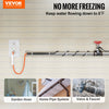 VEVOR Self-Regulating Pipe Heating Cable, 12FT 5W/FT Heat Tape for Pipes Freeze Protection, Water Pipe Heat Cable with Built-in Thermostat Protects PVC Hose, Metal and Plastic Pipe from Freezing