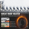 VEVOR Self-Regulating Pipe Heating Cable, 100FT 5W/FT Heat Tape for Pipes, Roof Snow Melting De-icing, Gutter and Pipe Freeze Protection